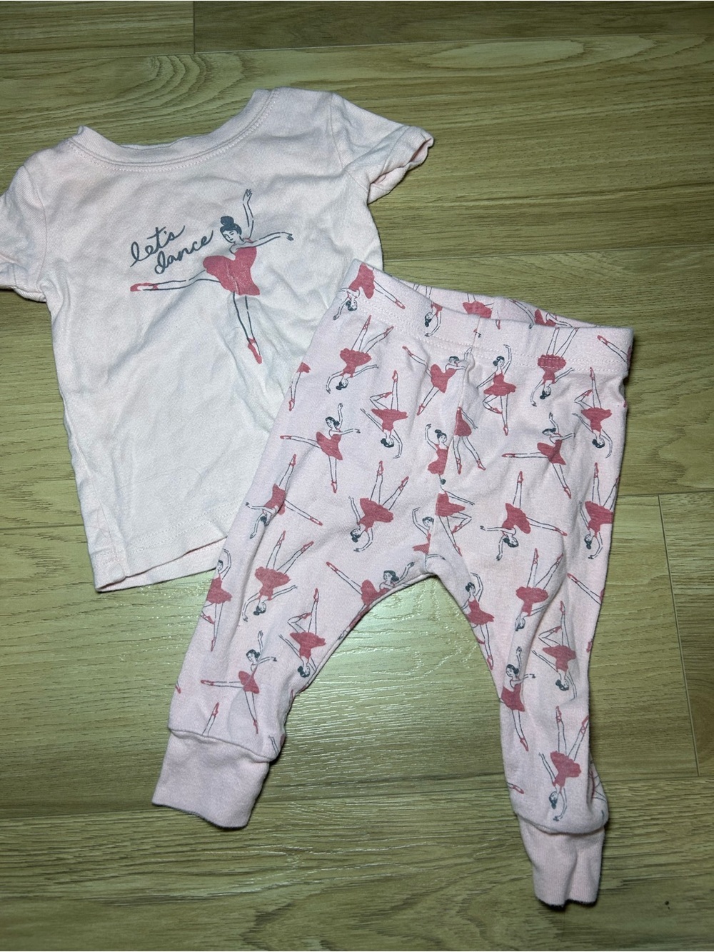 Old Navy Pink Ballerina Pajama Set